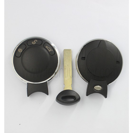 without battery clamp 3 button remote key shell for BMW