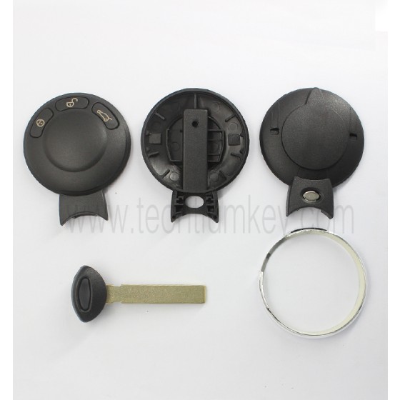 without battery clamp 3 button remote key shell for BMW
