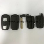 without battery clamp 3 button remote key shell for BMW