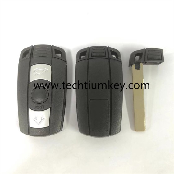 without battery clamp 3 button remote key shell for BMW