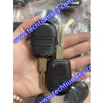4 track blade 2 button remote key shell for BMW