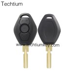 No Words on back 4 track blade 2 button remote key shell for BMW