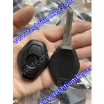 No Words on back 4 track blade 2 button remote key shell for BMW