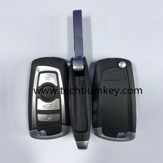 315Mhz PCF7946 chip CAS2 HU92 blade 4 button folding flip remote key for BMW