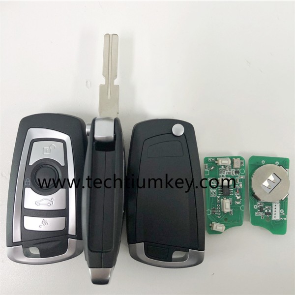 315Mhz 7935 chip EWS HU58 blade 4 button folding flip remote key for BMW