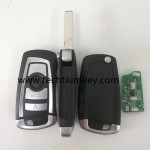433Mhz 7935 chip EWS HU92 blade 4 button folding flip remote key for BMW