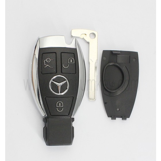 1 battery holder 3 button remote key shell for Mercedes Benz