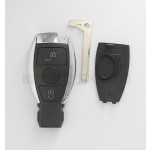 1 battery holder 2 button remote key shell for Mercedes Benz