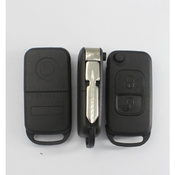4 track blade 2 button remote key shell for Mercedes Benz