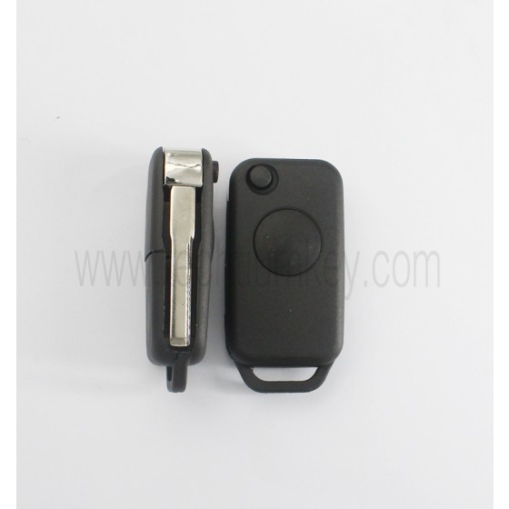 2 track blade 1 button remote key shell for Mercedes Benz
