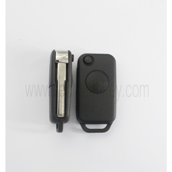 2 track blade 1 button remote key shell for Mercedes Benz