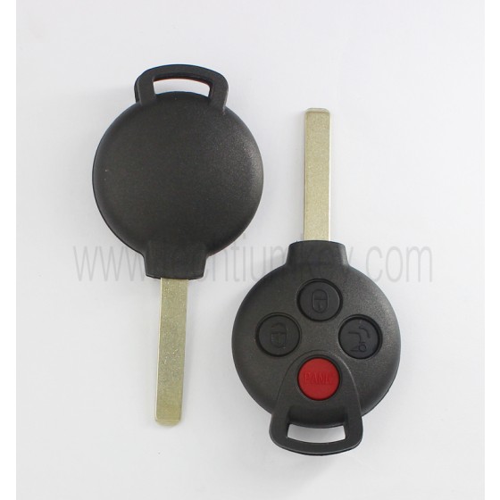 3+1 button remote key shell for Mercedes Benz