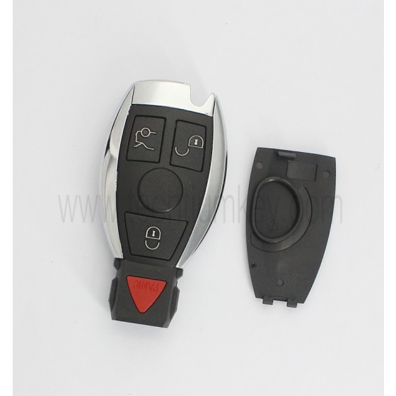 1 battery holder 3+1  button remote key shell for Mercedes Benz