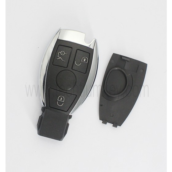 1 battery holder 3 button remote key shell for Mercedes Benz