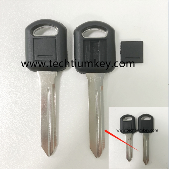 Long blade Transponder Schlüsselschale für Buick