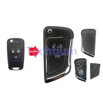 3-Tasten-Remote Flip Key Shell für Buick,Chevrolet