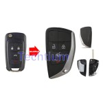 4-Tasten-Remote Flip Key Shell für Buick,Chevrolet