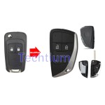 2-Tasten-Remote Flip Key Shell für Buick,Chevrolet