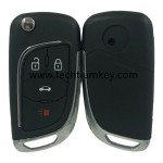 3+1-Tasten-Remote Flip Key Shell für Buick