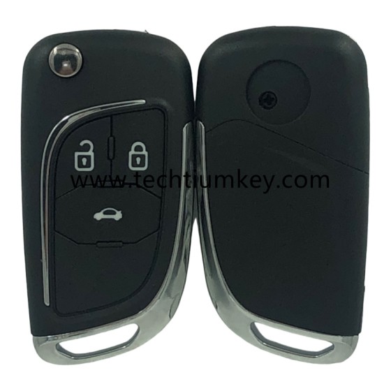 3-Tasten-Remote Flip Key Shell für Buick