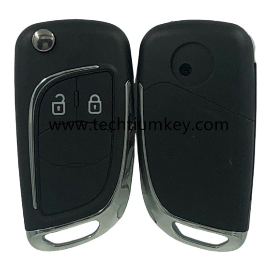 2 button remote flip key shell for Buick