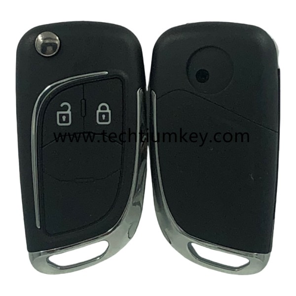 2 button remote flip key shell for Buick