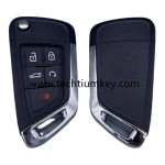 without logo 4+1-Tasten-Remote Flip Key Shell für Buick