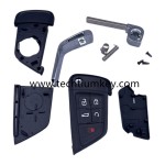 without logo 4+1-Tasten-Remote Flip Key Shell für Buick