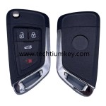 with logo 3+1 button remote flip key shell for Buick