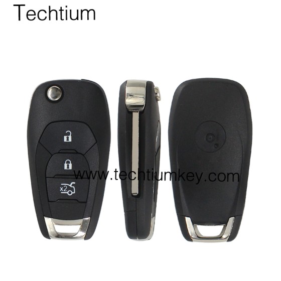 3 button remote flip key shell for Buick