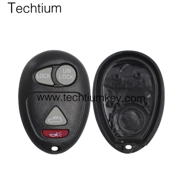 with battery place 4 button remote key shell for Buick