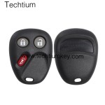 with battery place 3 button remote key shell for Buick
