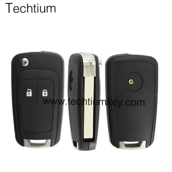 2 button remote flip key shell for Buick