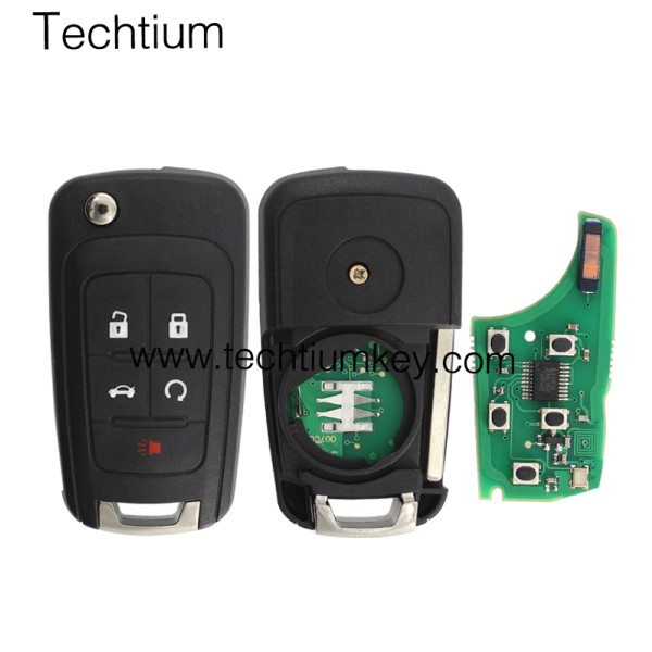 433Mhz ID46 Chip 4+1 button remote key for Buick