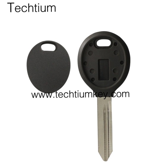 with Aftermarket ID46 chip transponder key shell for Chrysler