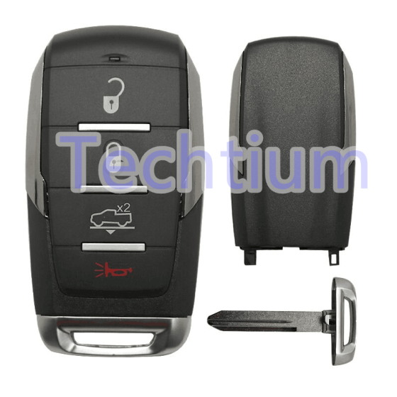 4 button remote key shell for Dodge