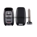 5+1 button remote key shell for Chrysler