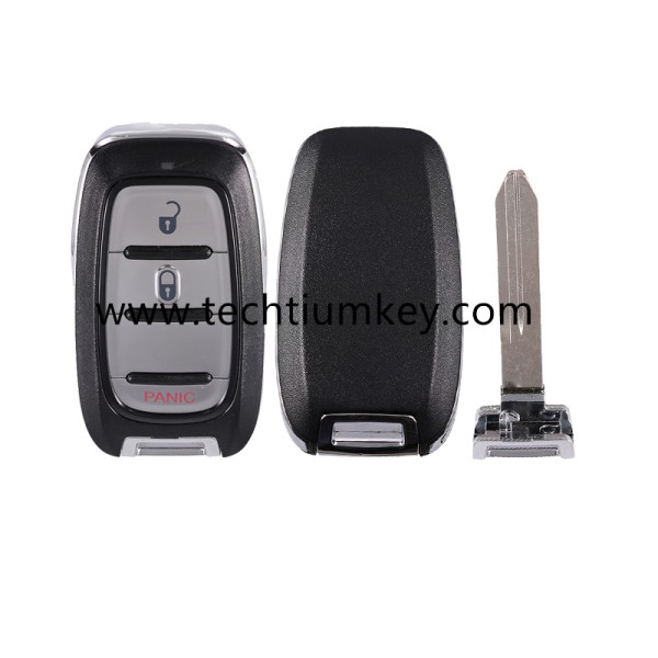 2+1 button remote key shell for Chrysler