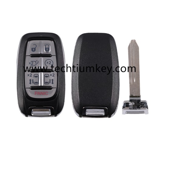 5+1 button remote key shell for Chrysler