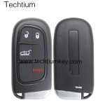 NO Battery clamp 3+1 button remote key shell for Chrysler,Dodge,Jeeep,RAM