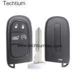 NO Battery clamp 4 button remote key shell for Chrysler,Dodge,Jeeep,RAM