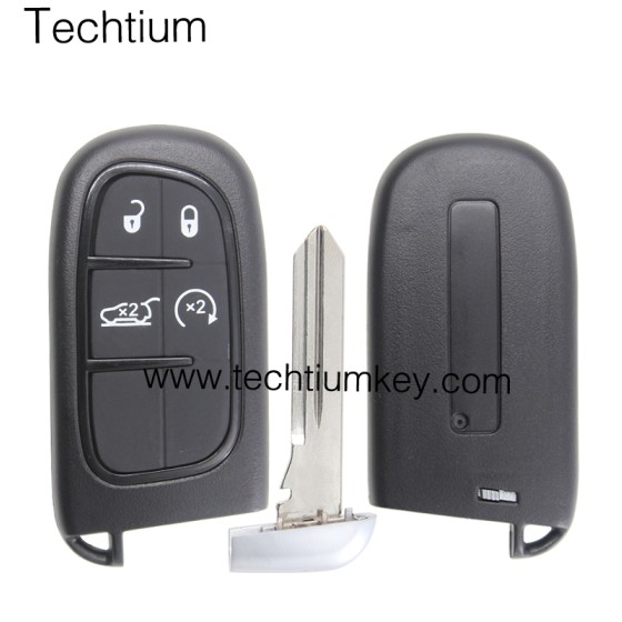 NO Battery clamp 4 button remote key shell for Chrysler,Dodge,Jeeep,RAM