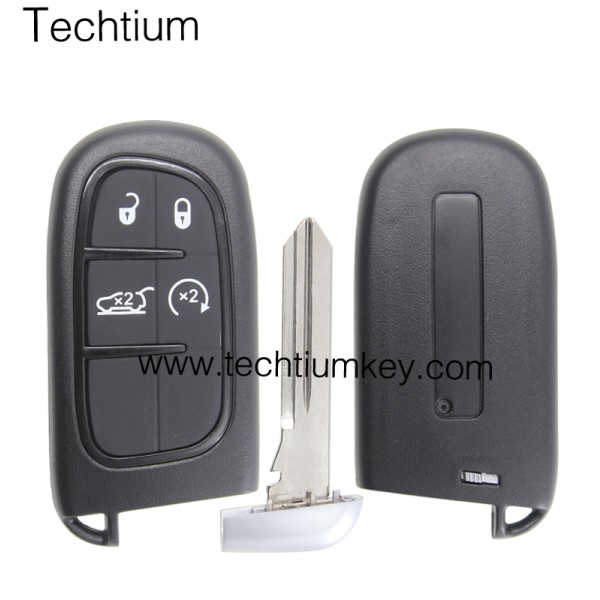 NO Battery clamp 4 button remote key shell for Chrysler,Dodge,Jeeep,RAM