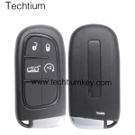 NO Battery clamp 4 button remote key shell for Chrysler,Dodge,Jeeep,RAM