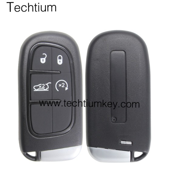 NO Battery clamp 4 button remote key shell for Chrysler,Dodge,Jeeep,RAM