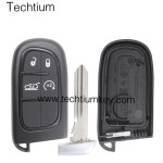 NO Battery clamp 4 button remote key shell for Chrysler,Dodge,Jeeep,RAM