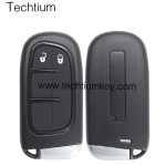 NO Battery clamp 2 button remote key shell for Chrysler,Dodge,Jeeep,RAM