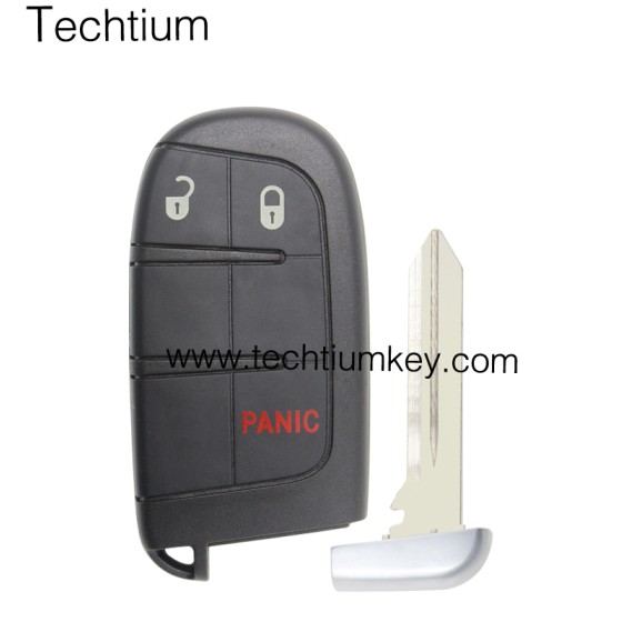 3 button remote key shell for Chrysler