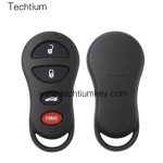3+1 button remote key shell for Chrysler