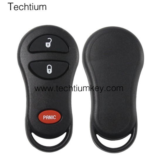 2+1 button remote key shell for Chrysler